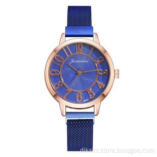Fashion Watch Gift Set Women Beautiful Bracelet Watches Set With Gift Box Rhinestone Wristwatch Bangle Set for Party Wholesale